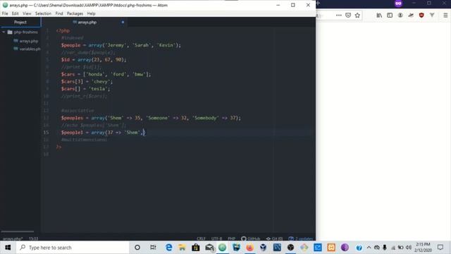 Arrays - PHP Programming [2] смотреть онлайн