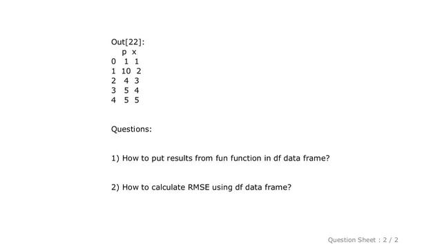 Pandas : Python Pandas: Simple example of calculating RMSE from data frame смотреть онлайн