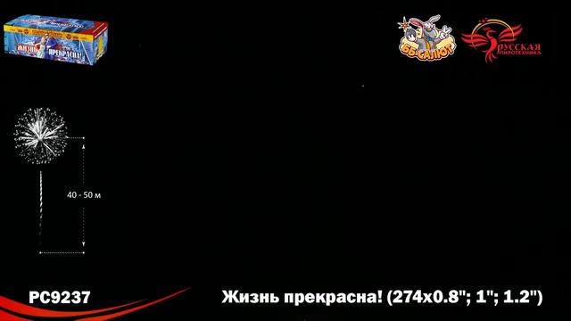 Фейерверк РС9237 Жизнь прекрасна! (0,8", 1", 1,2" х 274) смотреть онлайн