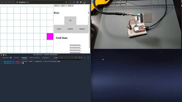 Linking web and LED grid via websockets смотреть онлайн