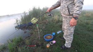 Удачная рыбалка на Маныче))))) Крупный лещ и зачетные карасики))))