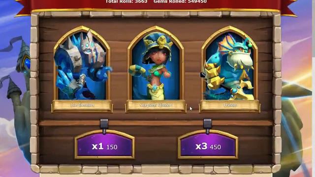 Castle Clash - Виртуальный ролл смотреть онлайн