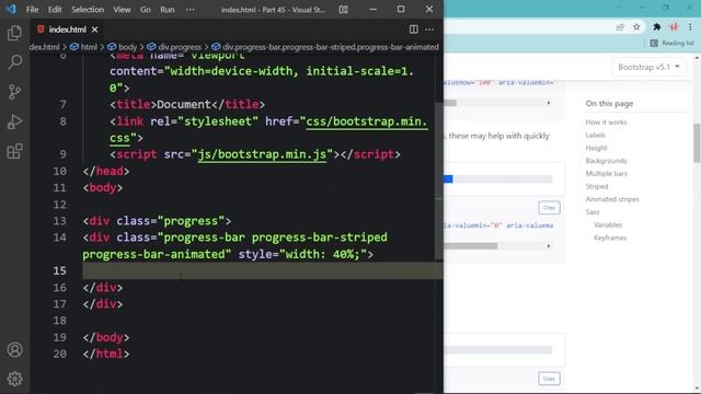 42. Bootstrap 5 Progress Bangla Tutorial смотреть онлайн