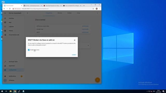 OLD - Home Assistant - Enable Mosquitto integration смотреть онлайн
