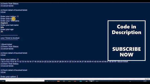 Ticket Booking System In Python With Source Code 2023 Free Download смотреть онлайн