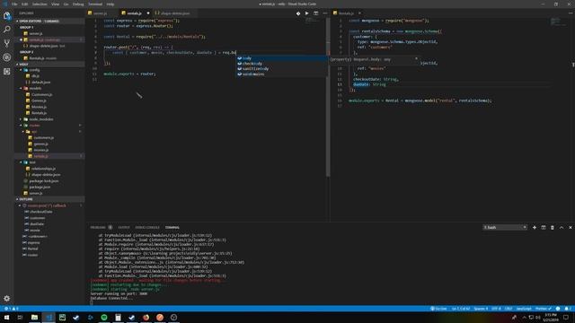 Creating an API endpoint - Node.js & Express смотреть онлайн