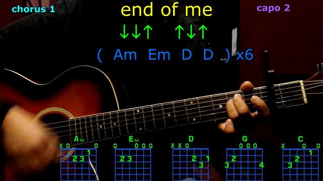 end of me a day to remember guitar chords смотреть онлайн