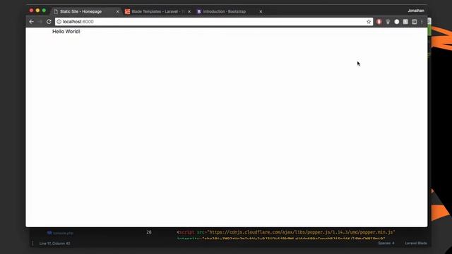 Laravel 5.7 - Beginners Tutorial - Episode 2 - Blade Templating using Directives and Partials смотреть онлайн