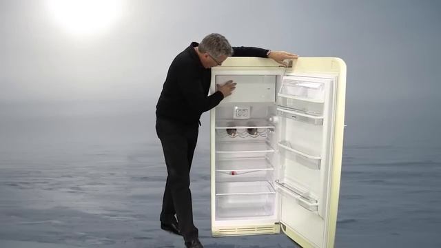 SMEG FAB28QP1 Tall Retro 50s Style Refrigerator смотреть онлайн