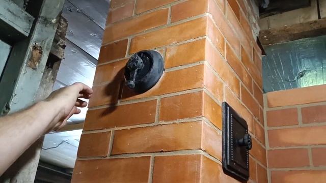 Кирпичная печь для деревянного домика.. смотреть онлайн