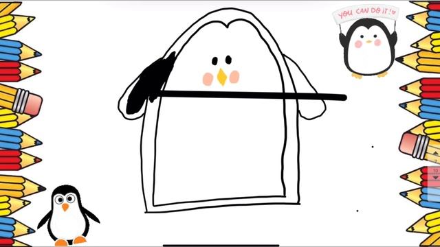 Easy drawings Bolalar uchun pingvin chizish | Нарисовать пингвина для детей Draw a penguin for kids смотреть онлайн
