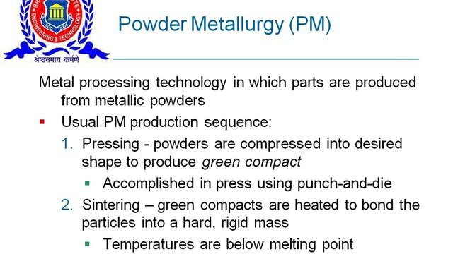 Powder Metallurgy || Manufacturing Processes (4ME4-06) смотреть онлайн