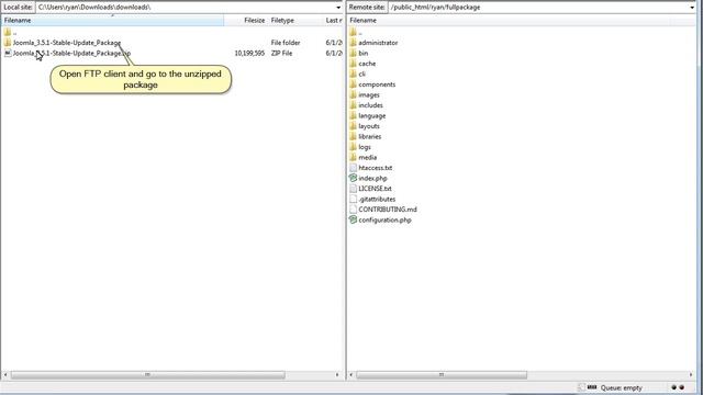 Joomla 3.x. How To Update The Engine Manually смотреть онлайн