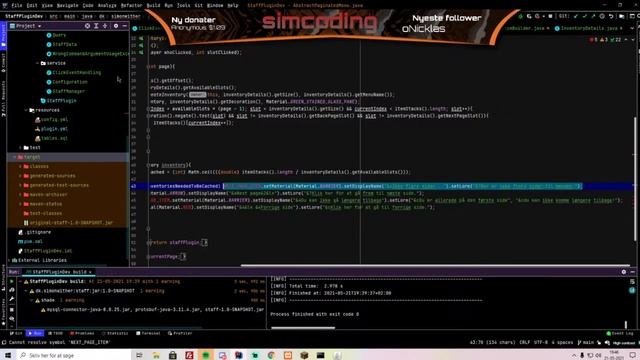 Staff Plugin | Java | Speed coding смотреть онлайн
