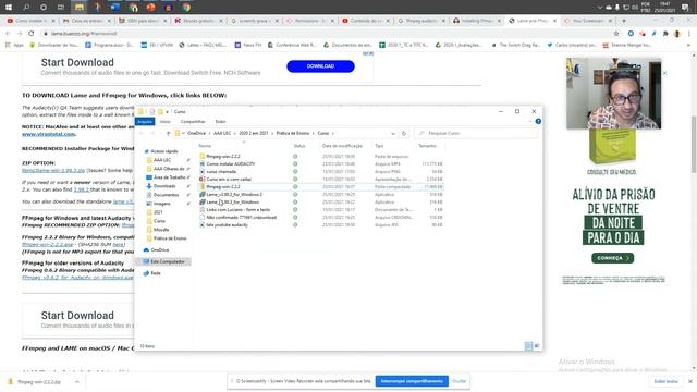 Como instalar biblioteca FFmpeg no AUDACITY no Windows смотреть онлайн