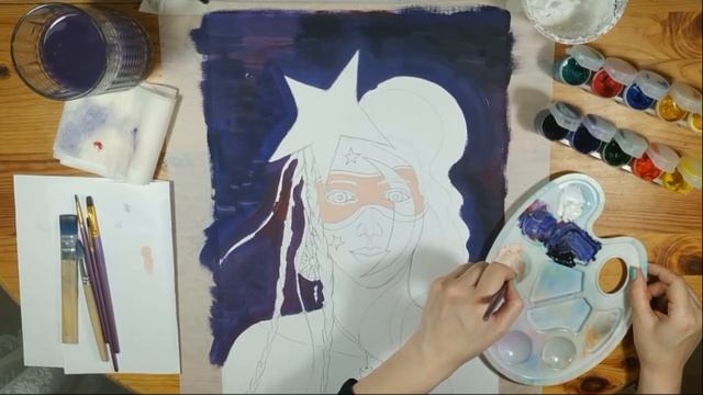 Создай своего Супергероя! Рисуем портрет! смотреть онлайн