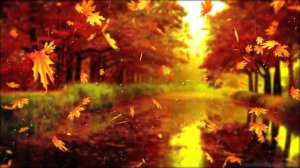 Осеннее настроение - анимация-падающие листья - kevin macleod