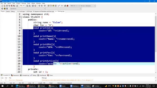 Review Variables & Functions With Access Modifiers смотреть онлайн