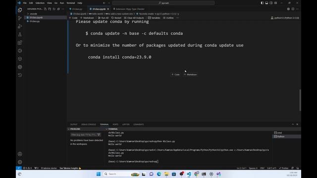 Python crash course 01: Installation of anaconda, creating a custom environment and integrating myp смотреть онлайн
