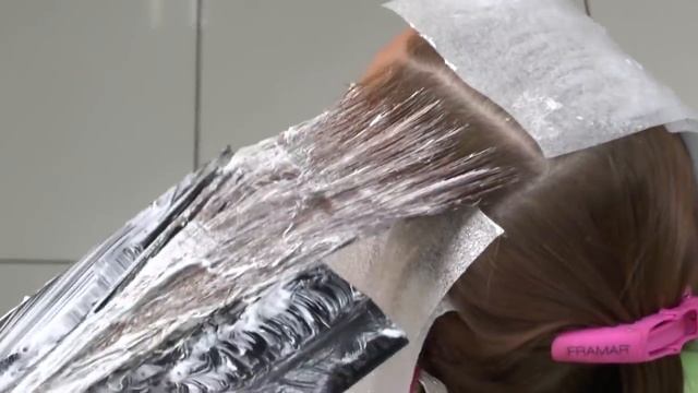 Из красного в клубничный персиковый блонд. Изменить цвет волос без обесцвечивания порошком, пудрой. смотреть онлайн