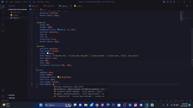 Loading Animation using HTML CSS & Javascript | Animated Progress Bar смотреть онлайн