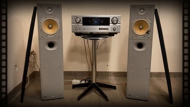 B&W DM602.5 S3 FLOOR STANDING SPEAKERS With DENON AVR 2805 RECEIVER