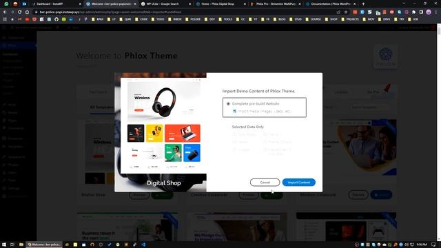 WordPress Complete Phlox Theme Installation and Demo Import смотреть онлайн