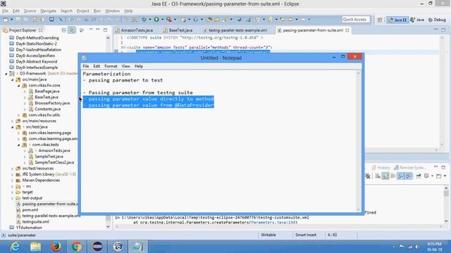O3 Framework 12 Parameterizing test using @Parameter, @Optional with default value смотреть онлайн