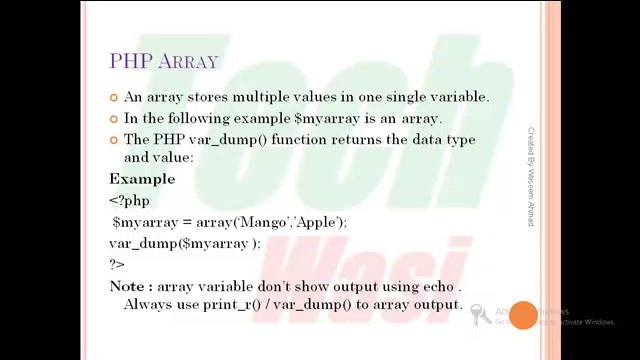 PHP Data Types With Examples смотреть онлайн