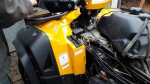 Замена датчика дроссельной заслонки  на квадроцикл Cи ЭФ мото х6.