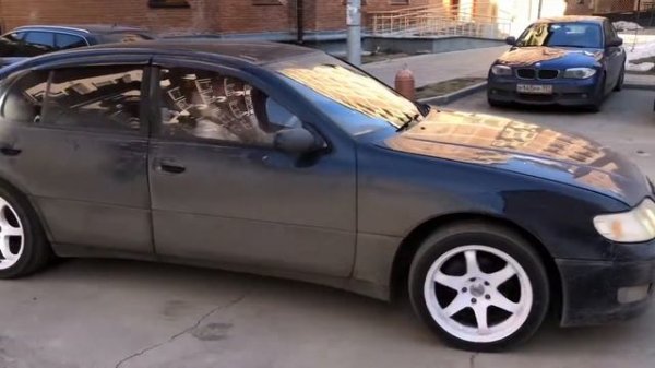 Диски r17 rays te37 на Toyota aristo jzs-147