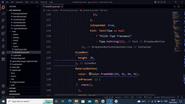 Flutter Inventori - Tambah data tujuan di flutter dengan API PHP смотреть онлайн