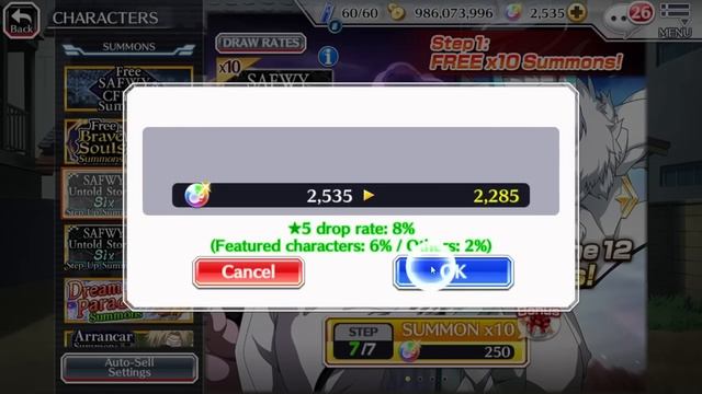 4,000 ORBS! SPIRITS ARE FOREVER WITH YOU UNTOLD STORIES SIX SUMMONS! Bleach: Brave Souls смотреть онлайн