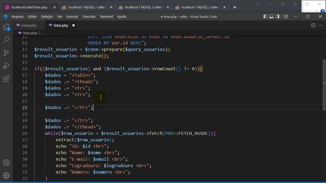 Como listar registros de duas tabelas com PHP e JavaScript смотреть онлайн