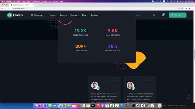 Dark Version Support - EduBlink - Education Vue JS Template With Nuxt JS смотреть онлайн