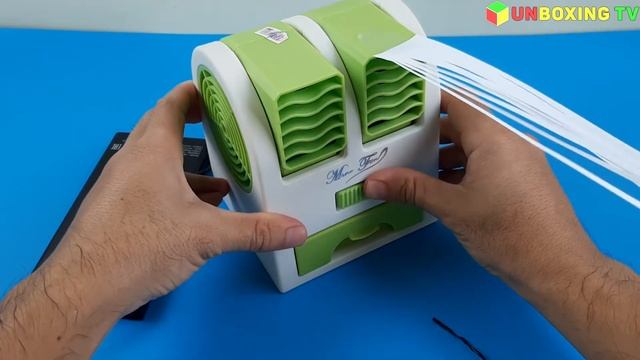 Mini Fan Air Conditioner Portable Desktop Water Fan | Unboxing TV смотреть онлайн