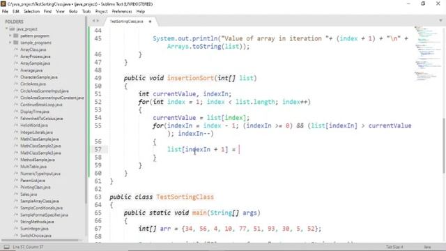 Java Programming[23]-Insertion Sort смотреть онлайн