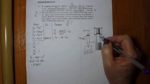 Физика 7 кл (2013 г) Пер § 49 Упр 25 № 2 . В гидравлическом прессе площадь малого поршня 5 см2 ,площ