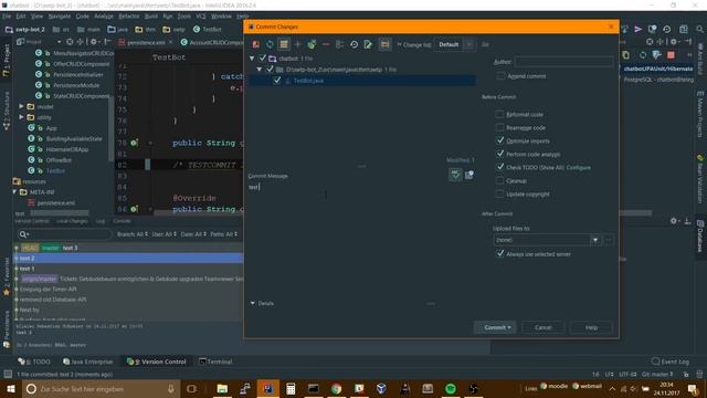 Transform 5 Commits on local branch to 1 (IntelliJ, Git) смотреть онлайн