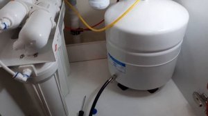 Atoll/Атолл увеличиваем напор воды из бака обратного осмоса А-550-STD. A-560E. A-575 STD