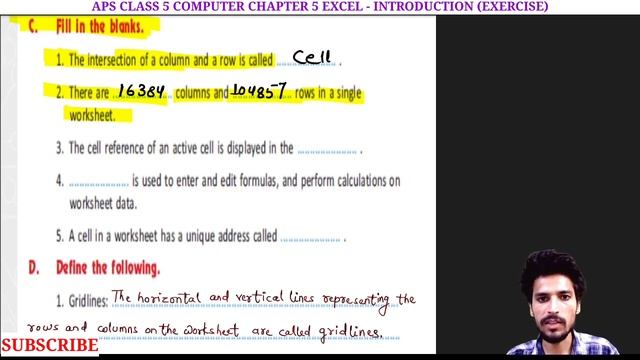 APS IT PLANET CLASS 5 COMPUTER | Chapter 5 | EXCEL-INTRODUCTION | @NKS CLASSES смотреть онлайн