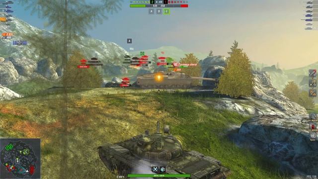 Т62А. Мастер. Tanks Blitz. смотреть онлайн