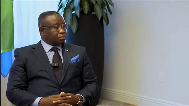 President Julius Maada Bio Talks to AYV News During his visit to the US Africa Leadership Summit US смотреть онлайн
