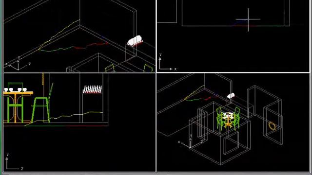 Free AutoCAD Tutorial - AutoLisp to build a 3D Show House 10/18 - for AutoCAD all Version смотреть онлайн