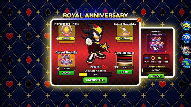 Royal King Shadow is now in Sonic Speed Simulator! смотреть онлайн