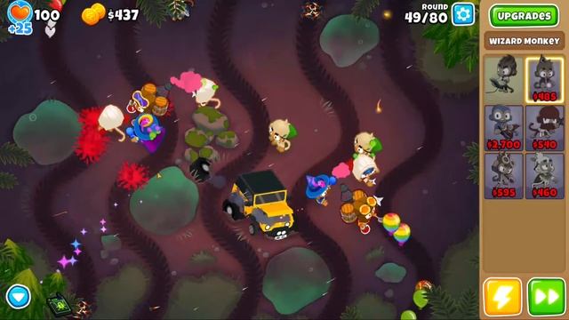 Bloody Puddles Magic Monkeys Only (No powers, no continues, BTD6 version 18.0) смотреть онлайн