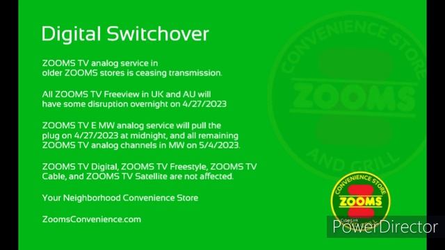 Zooms TV Analog East MW - Final Shutdown (April 27, 2023) смотреть онлайн