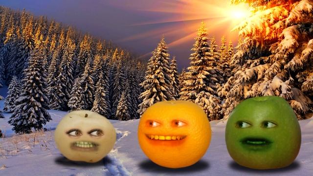 Болтливый Апельсин - Поход за елкой на новый год Анимация