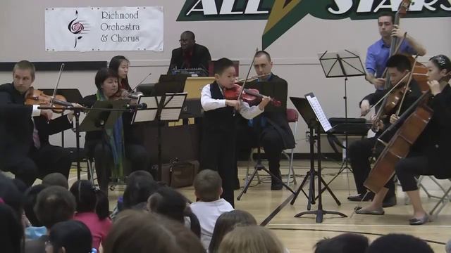 Violin Prodigy Spencer Tsai, age 8, - Monti - "Czardas" (Spencer's modified version) смотреть онлайн