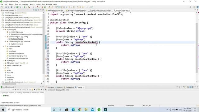 @Profile In Spring Boot Example | Spring Profiles | Spring Boot Profiles Tutorial |Tutorial in Hind смотреть онлайн